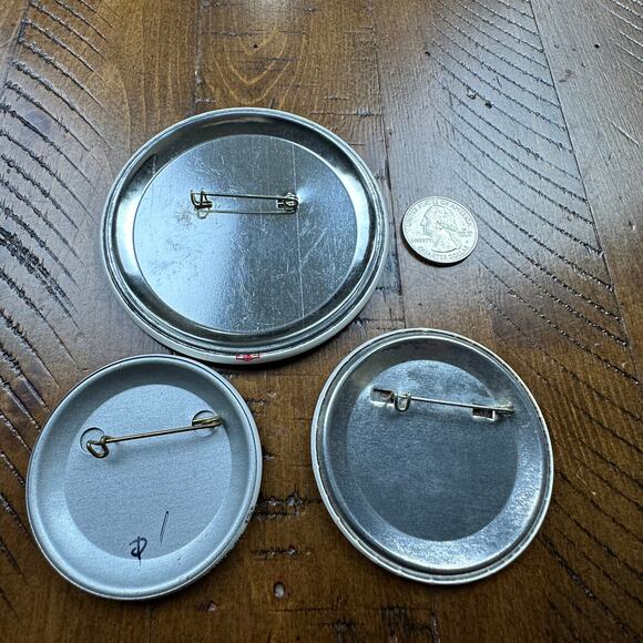 Vintage Train Pinback Buttons 80's Adult Humor Gift Collectible Trains AmTrak - Picture 2 of 2